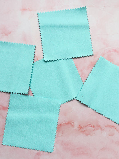 Paños Limpia Joyas, Personalizados, 8x8 cm, Precio por ciento Q2.80