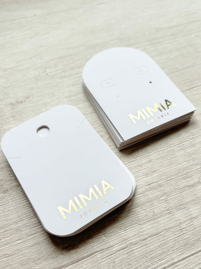 Bases de Carton para Joyeria, Rectangulares. Exhibidores para Joyas, Paquete desde 50 unidades