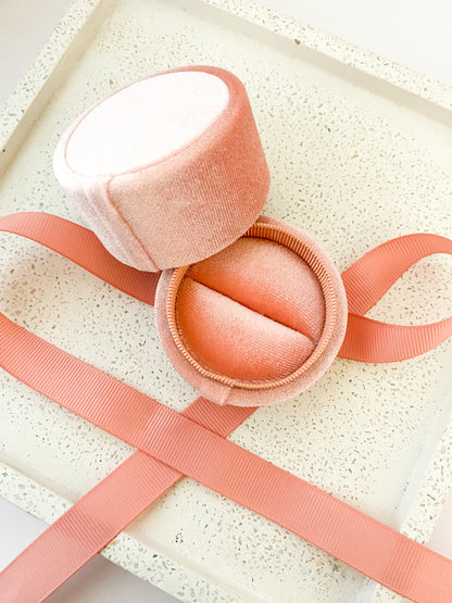 Caja Redonda para Joyeria, Caja para Regalo, Espacio para Anillos, Espacio para Cadenas