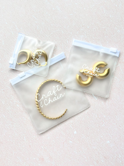 Bolsas Tipo Ziploc 8x8cm para Accesorios y Joyería, PRECIO CIENTO Q5.20