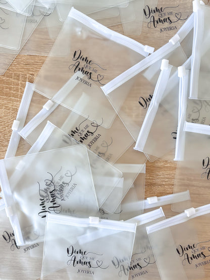 Bolsas Tipo Ziploc 10x10cm para Accesorios y Joyería, PRECIO CIENTO Q6.50