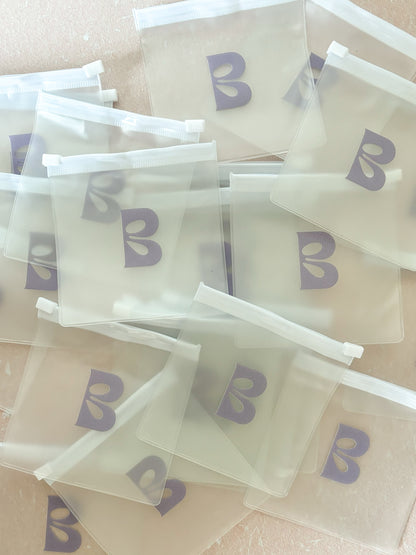 Bolsas Tipo Ziploc 8x8cm para Accesorios y Joyería, PRECIO CIENTO Q5.20