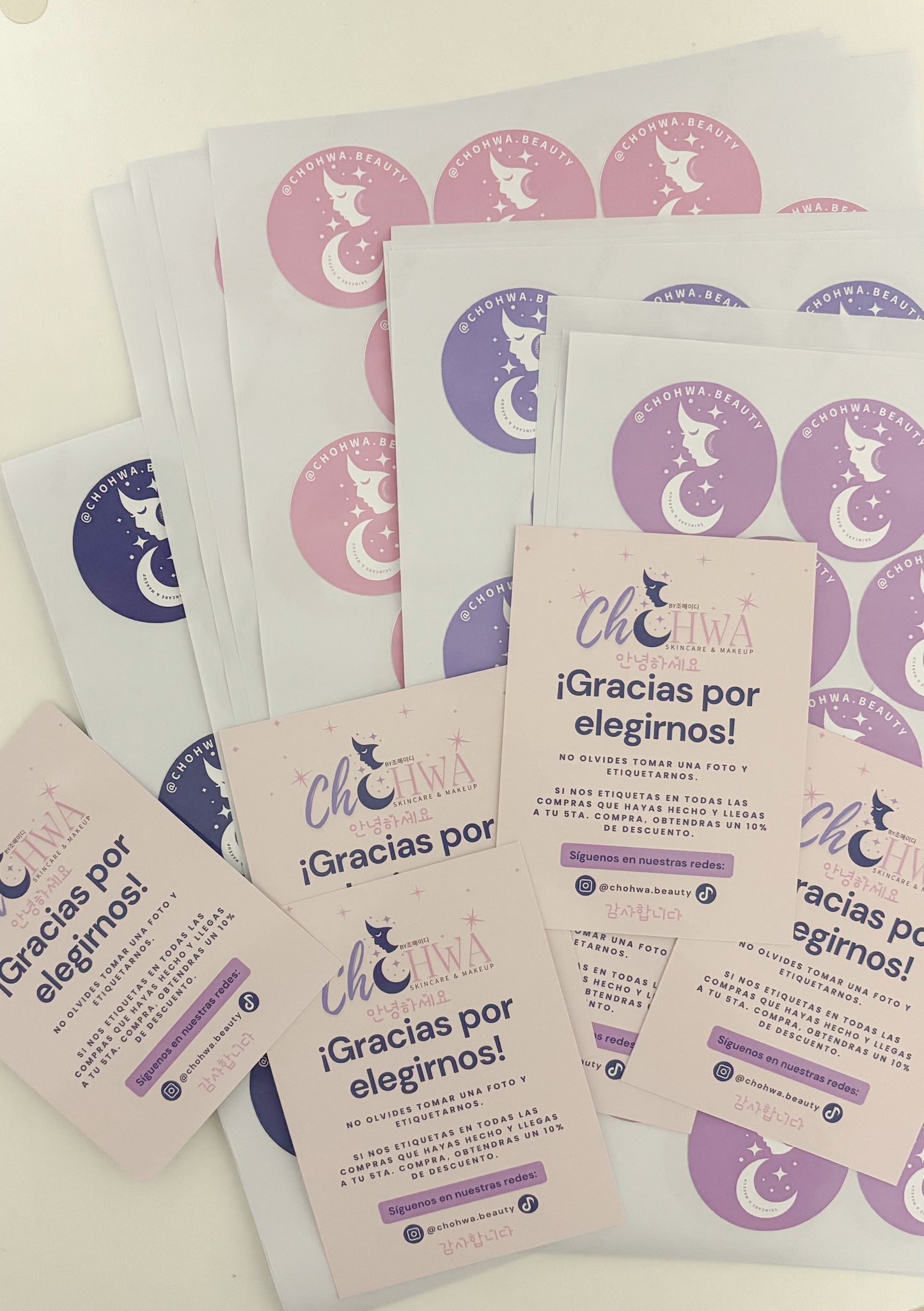 Tarjetas de Agradecimiento, Thankyou Cards, Tarjetas de presentación, Precio por ciento