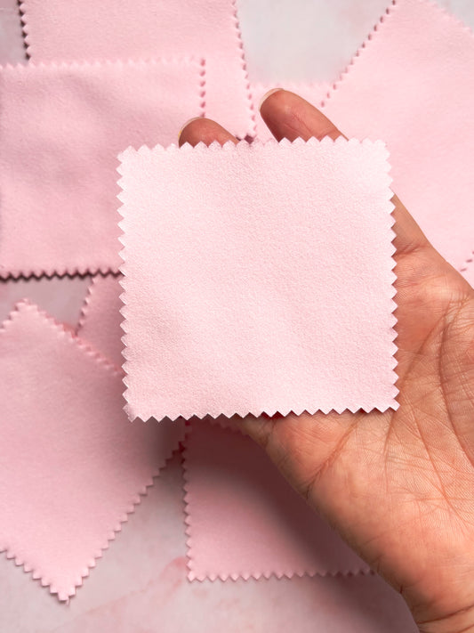 Paños Limpia Joyas, Personalizados, 8x8 cm, Precio por ciento Q2.80