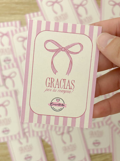 Tarjetas de Agradecimiento, Thankyou Cards, Tarjetas de presentación, Precio por ciento
