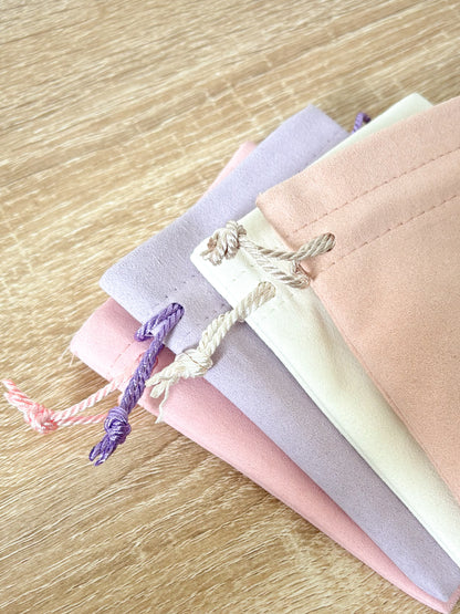 Bolsas Tipo Costalito Microfibra 8.5x11cm, Joyería o Accesorios, PRECIO DE CIENTO Q6.70