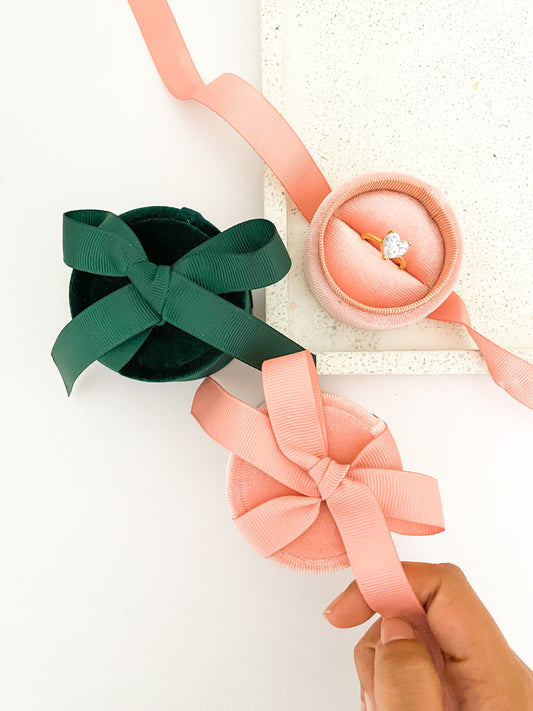 Caja Redonda para Joyeria, Caja para Regalo, Espacio para Anillos, Espacio para Cadenas