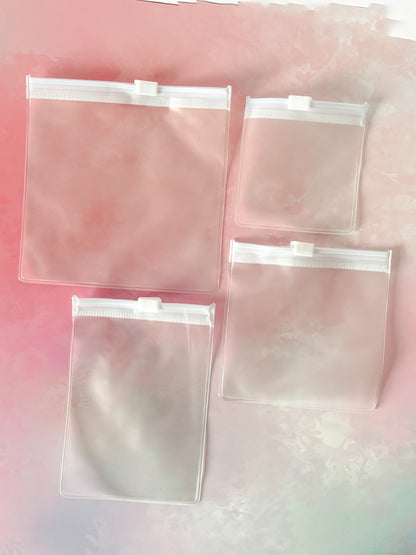 Bolsas Tipo Ziploc 8x8cm para Accesorios y Joyería, PRECIO CIENTO Q5.20